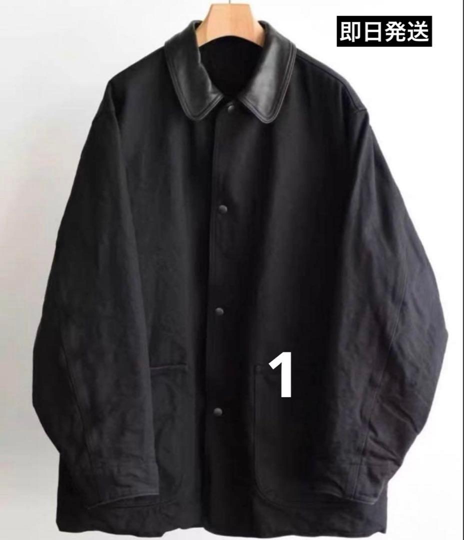 comoli コモリ デニムレザーワークジャケット サイズ1