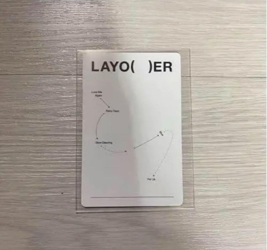 USA限定版 BTS V テテ Layover アメリカ限定特典トレカ 新品 緑