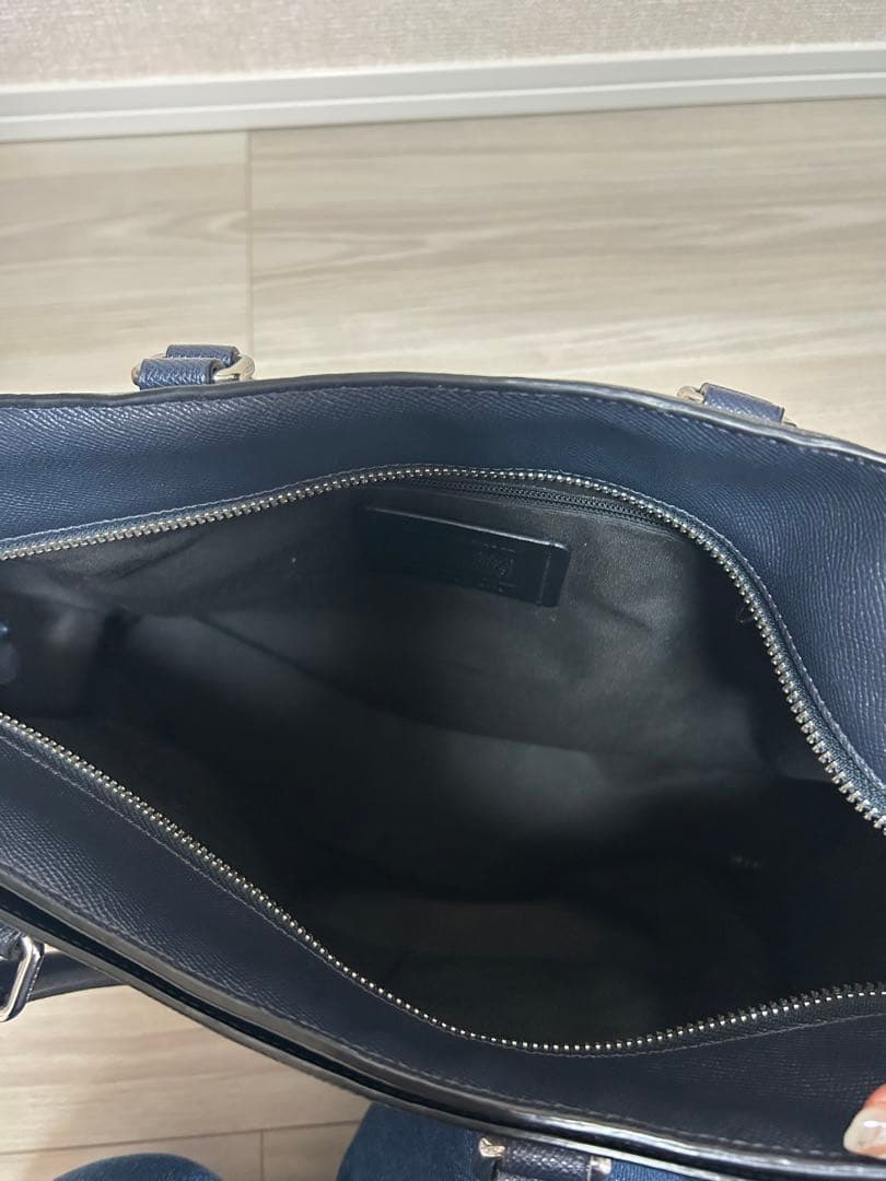 COACH コーチ ベケット ビジネス トート　ネイビー