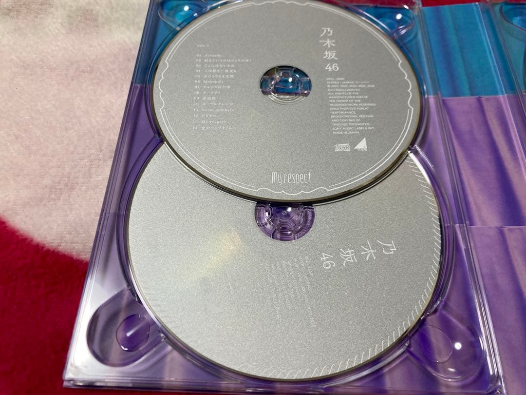 応募券や生写真、BD無し。乃木坂46 My respect 完全生産限定盤