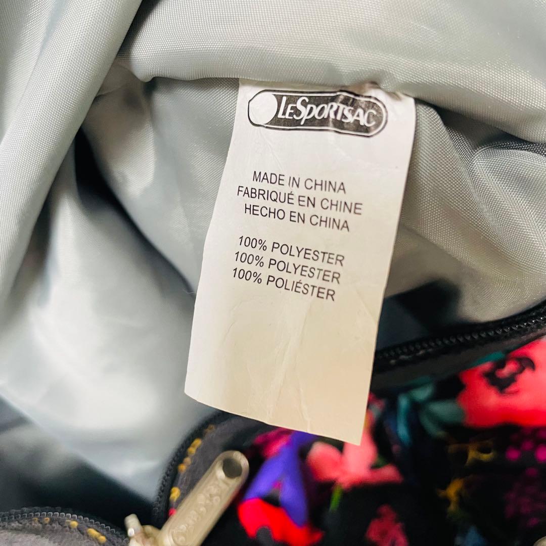 未使用品 LeSportsac レスポートサック ボストンバッグ 花柄 大容量