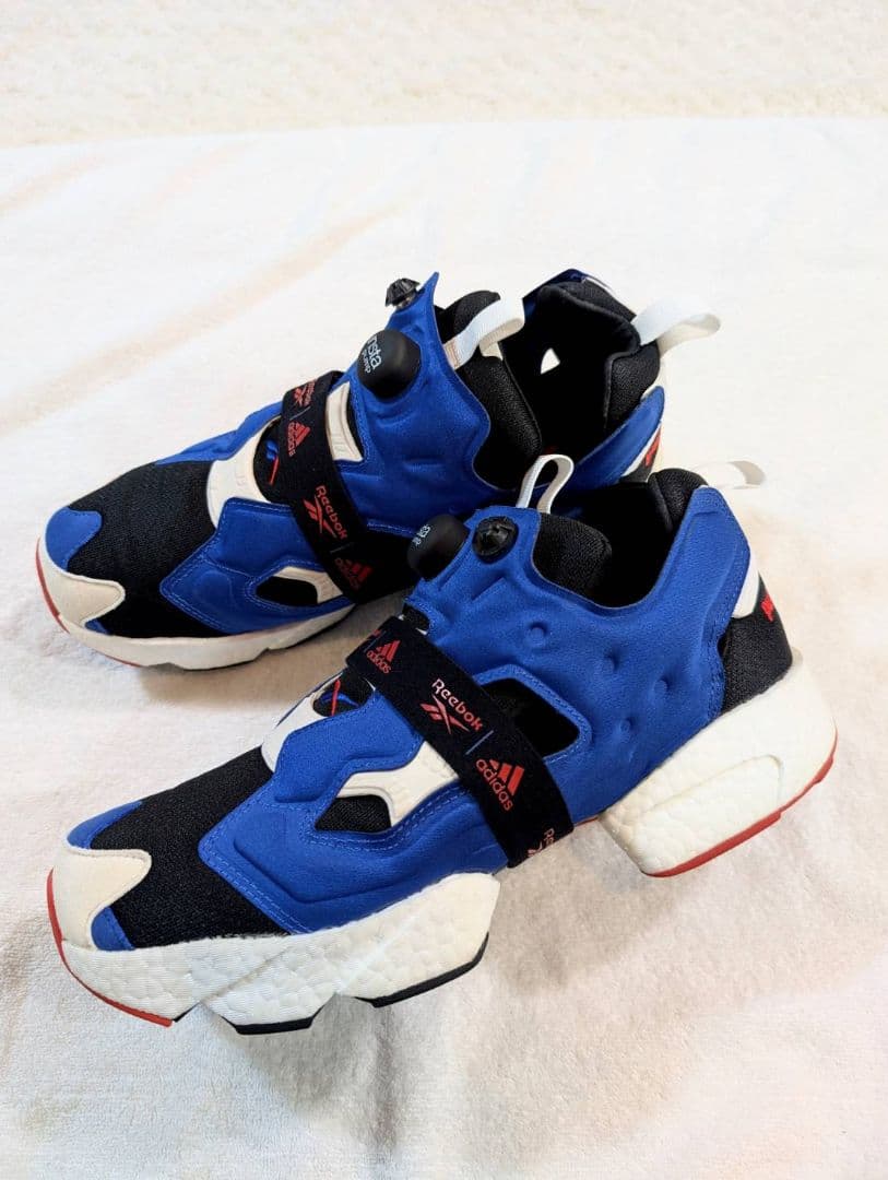 毎日値下げ　着用3回　adidas×Reebokコラボ　ポンプフューリーブースト