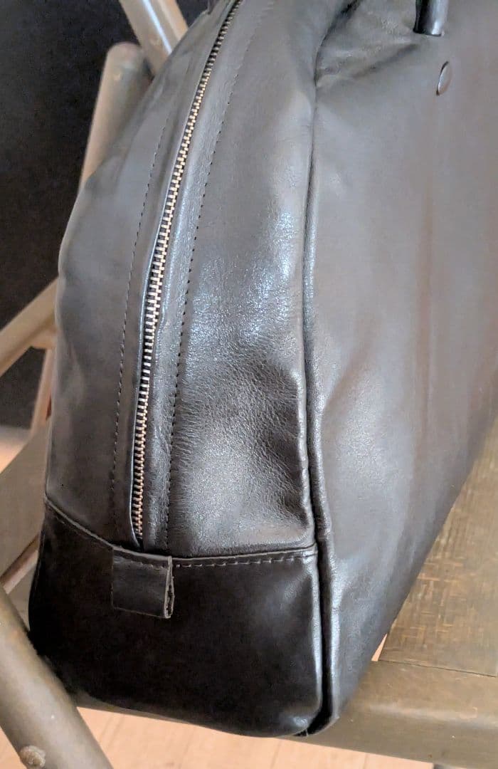 中川政七商店　牛革ボストンバッグ　大