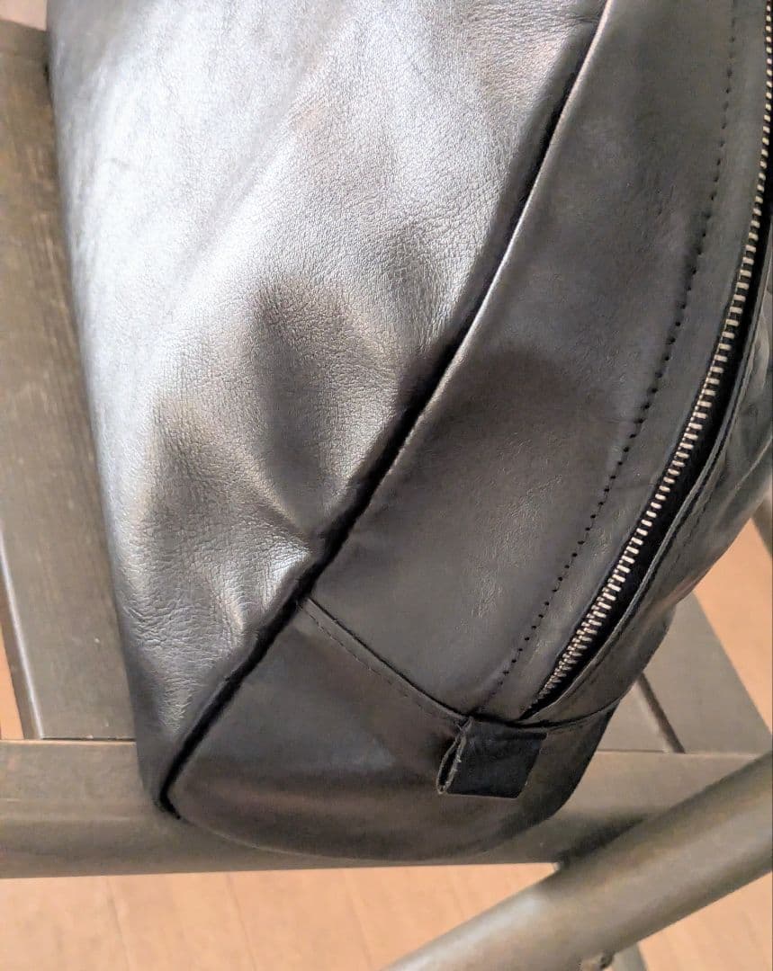 中川政七商店　牛革ボストンバッグ　大