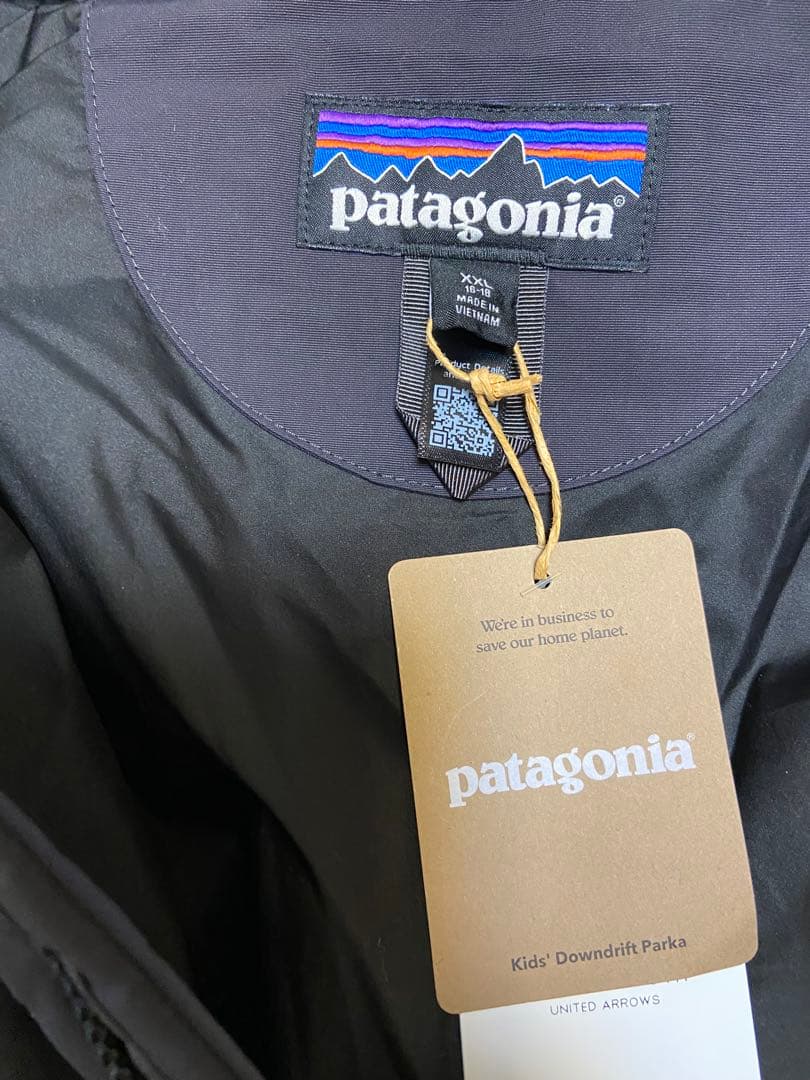 Patagonia ダウンドリフトパーカー XXLタグ付新品未使用 ブラック