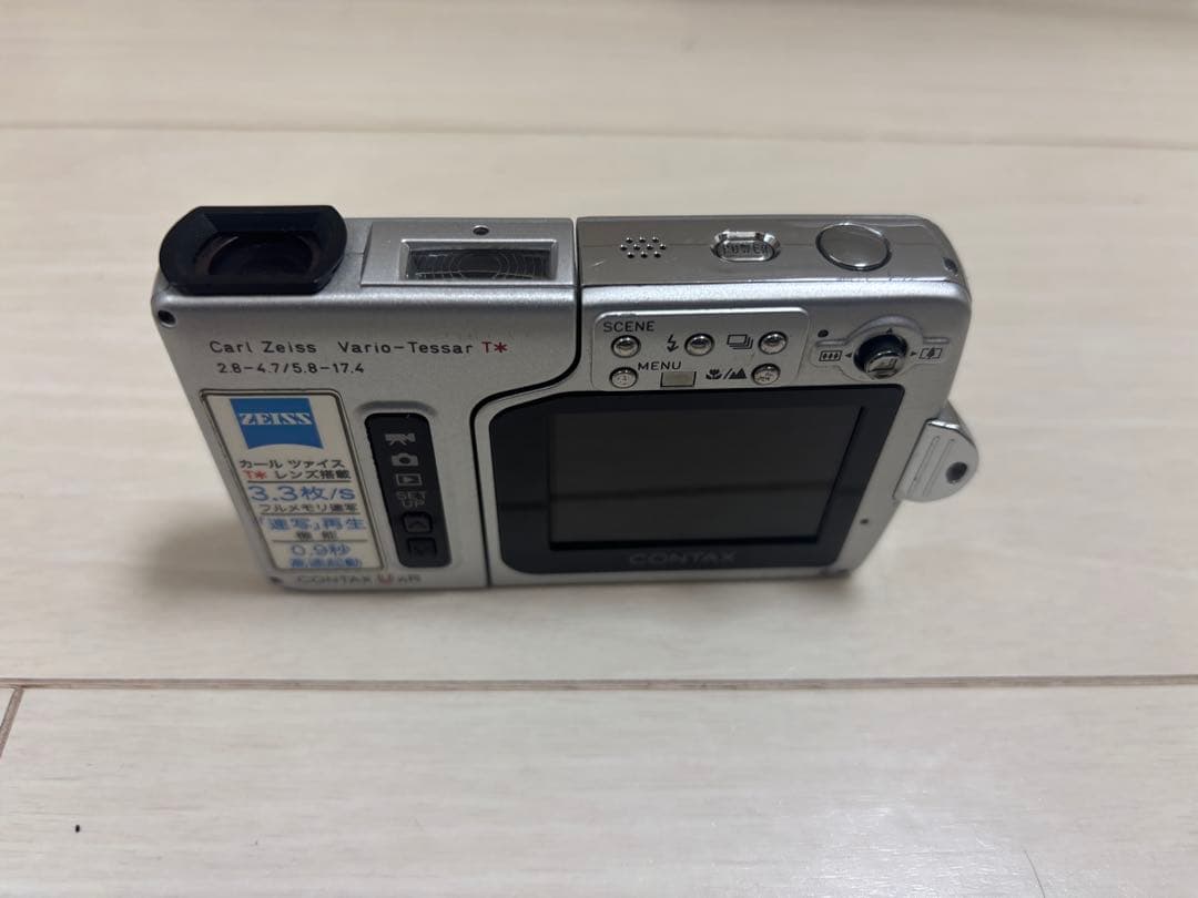 CONTAX U4R Carl Zeiss Tessar T* バッテリー無し