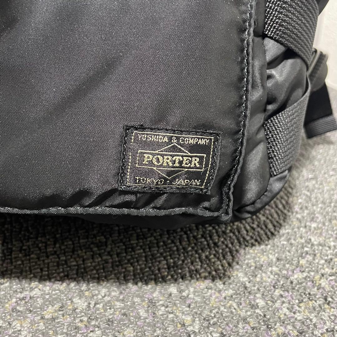 美品 人気✨ PORTER タンカー ウエストバック 黒 ヒップバッグ