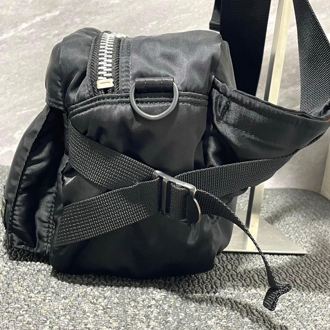 美品 人気✨ PORTER タンカー ウエストバック 黒 ヒップバッグ