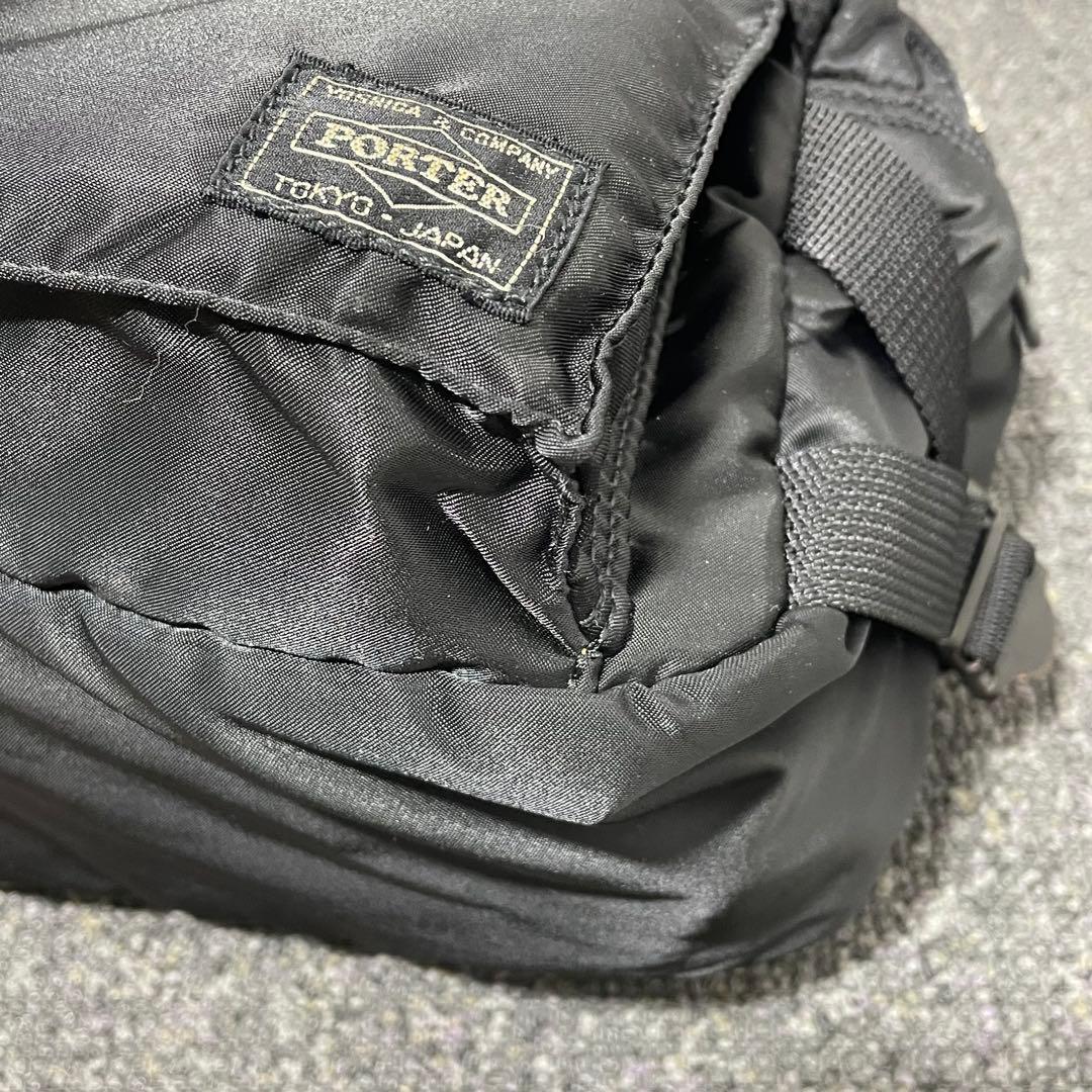 美品 人気✨ PORTER タンカー ウエストバック 黒 ヒップバッグ