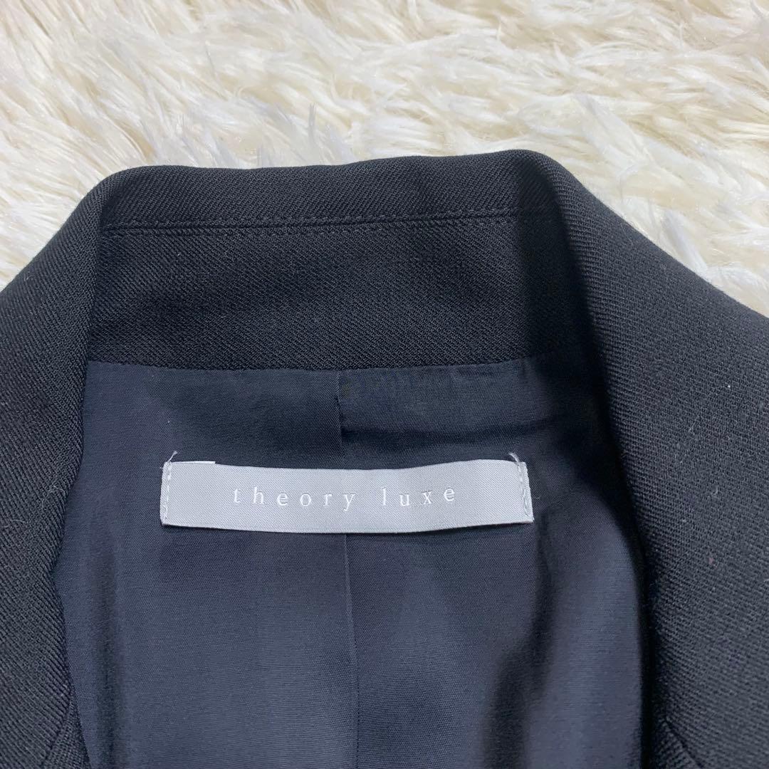 セオリーリュクス パンツスーツ ビジネススーツ Mサイズ 38 黒
