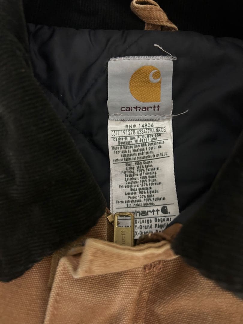 Carhartt ブラウンジャケット Lサイズ ワークジャケット