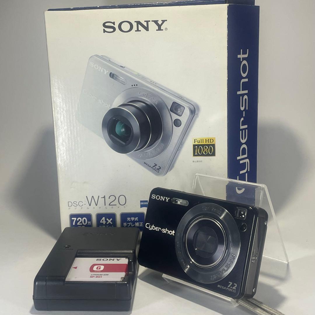 【動作良好】SONY Cyber-shot DSC-W120 ブラック
