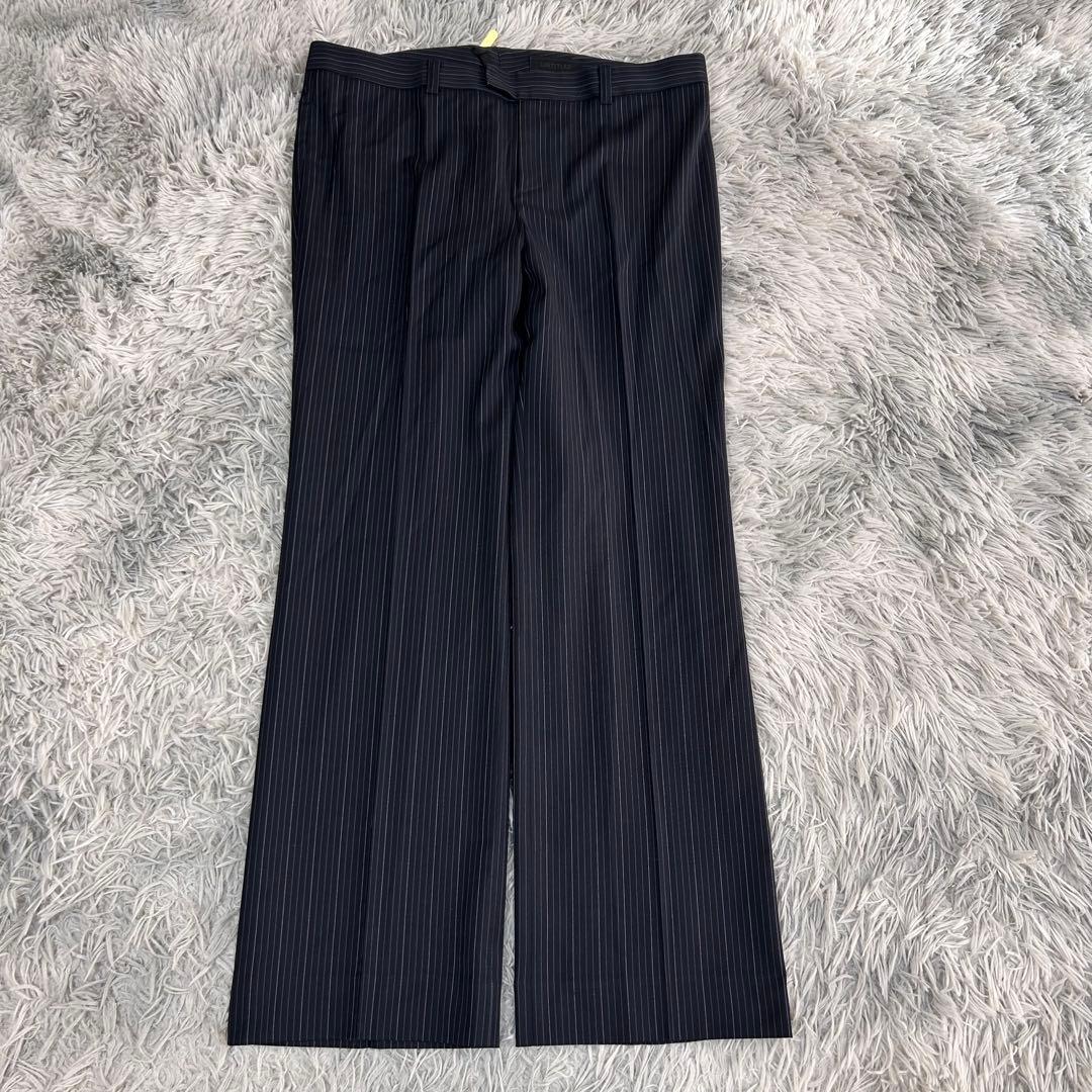 m6275【美品 アンタイトル】ビジネス パンツスーツ 上下 XL-2XL 黒