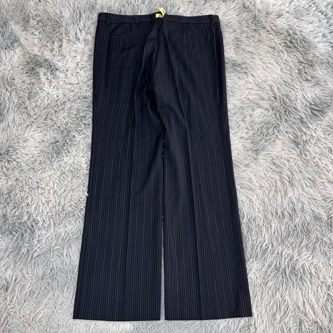 m6275【美品 アンタイトル】ビジネス パンツスーツ 上下 XL-2XL 黒