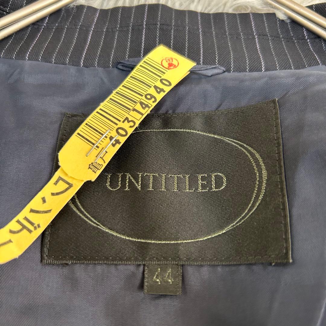 m6275【美品 アンタイトル】ビジネス パンツスーツ 上下 XL-2XL 黒