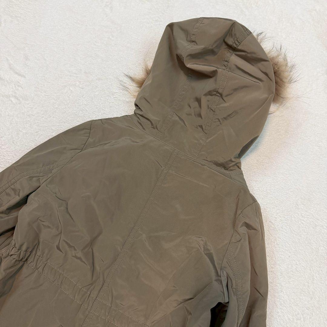 良品 バーバリー モッズコートライナー付き　ファー取り外し　M〜L