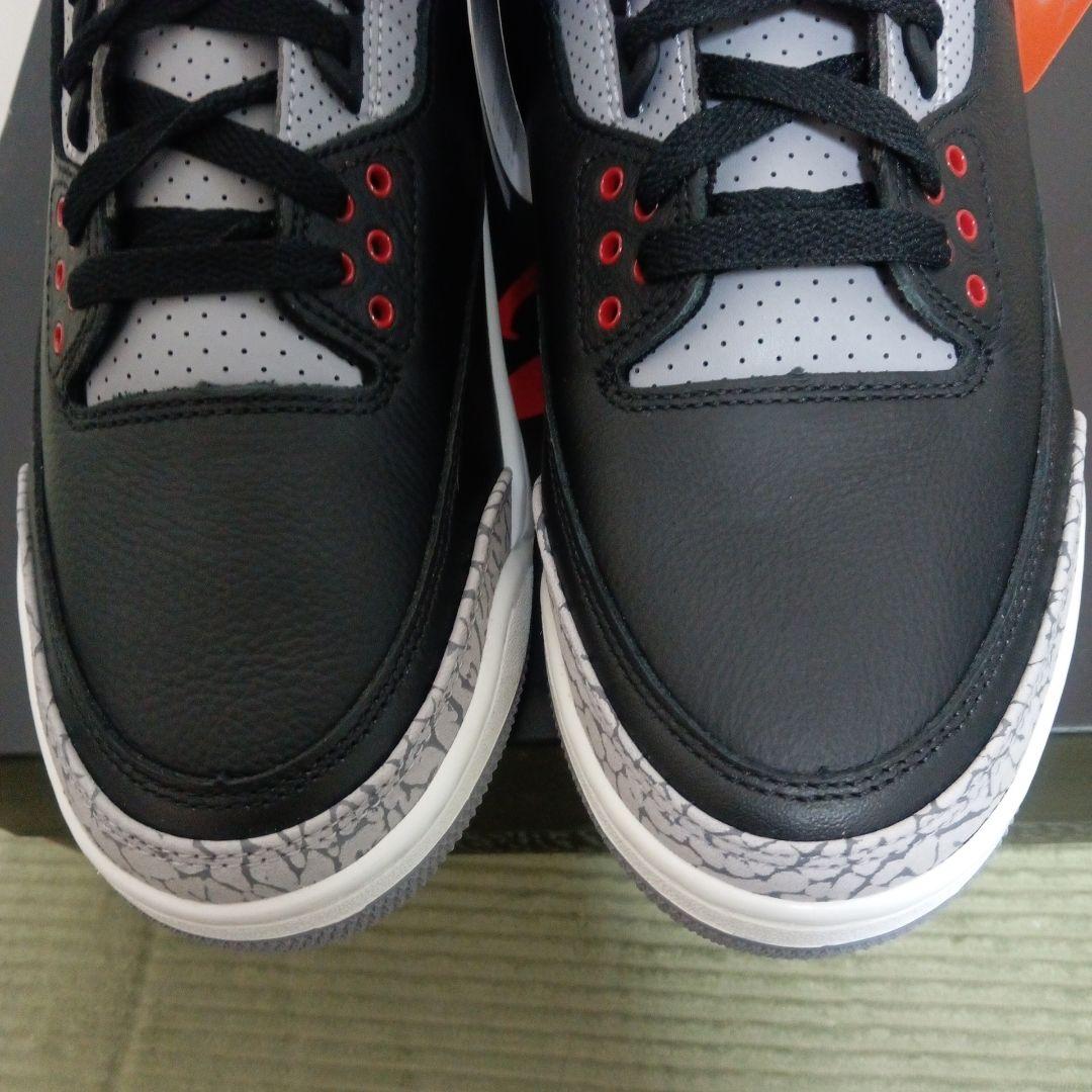 靴 Nike Air Jordan 3 Retro \"Black Cement\"