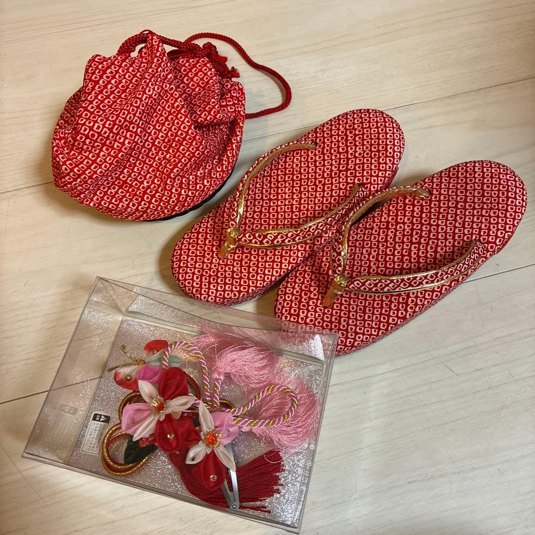 七五三　3歳 女の子　着物セット100cm Catherine Cottage