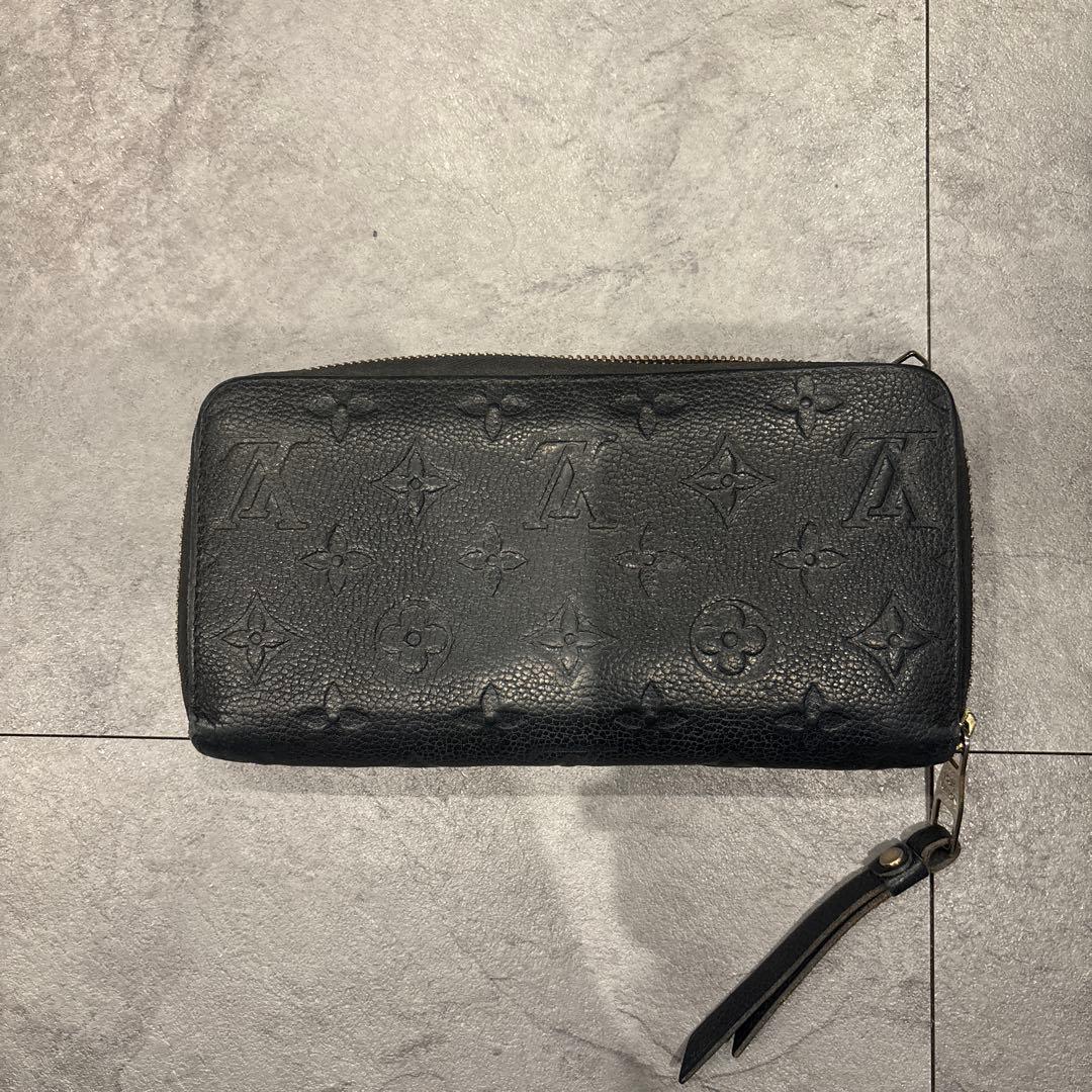 Louis Vuitton モノグラム ブラック ジッピーウォレット 長財布