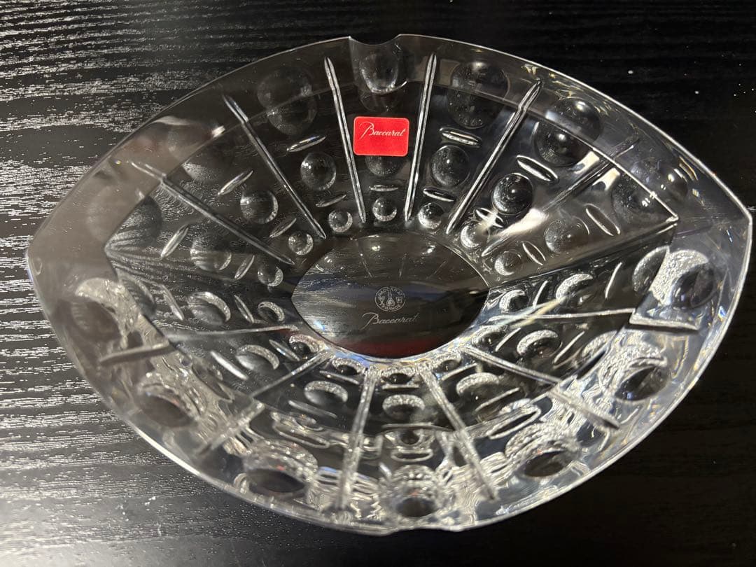 【未使用品】バカラ クリスタルガラス灰皿