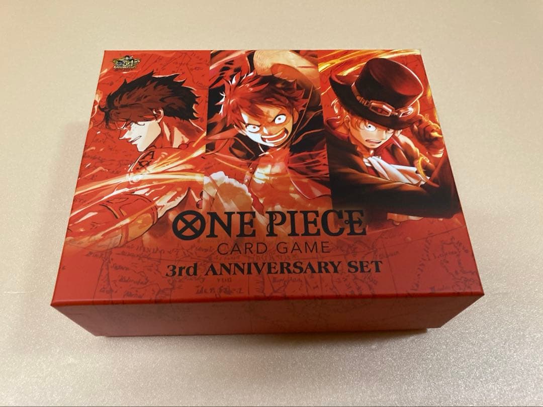 新品2BOX、ONEPIECEカードゲーム3rd ANNIVERSARY SET