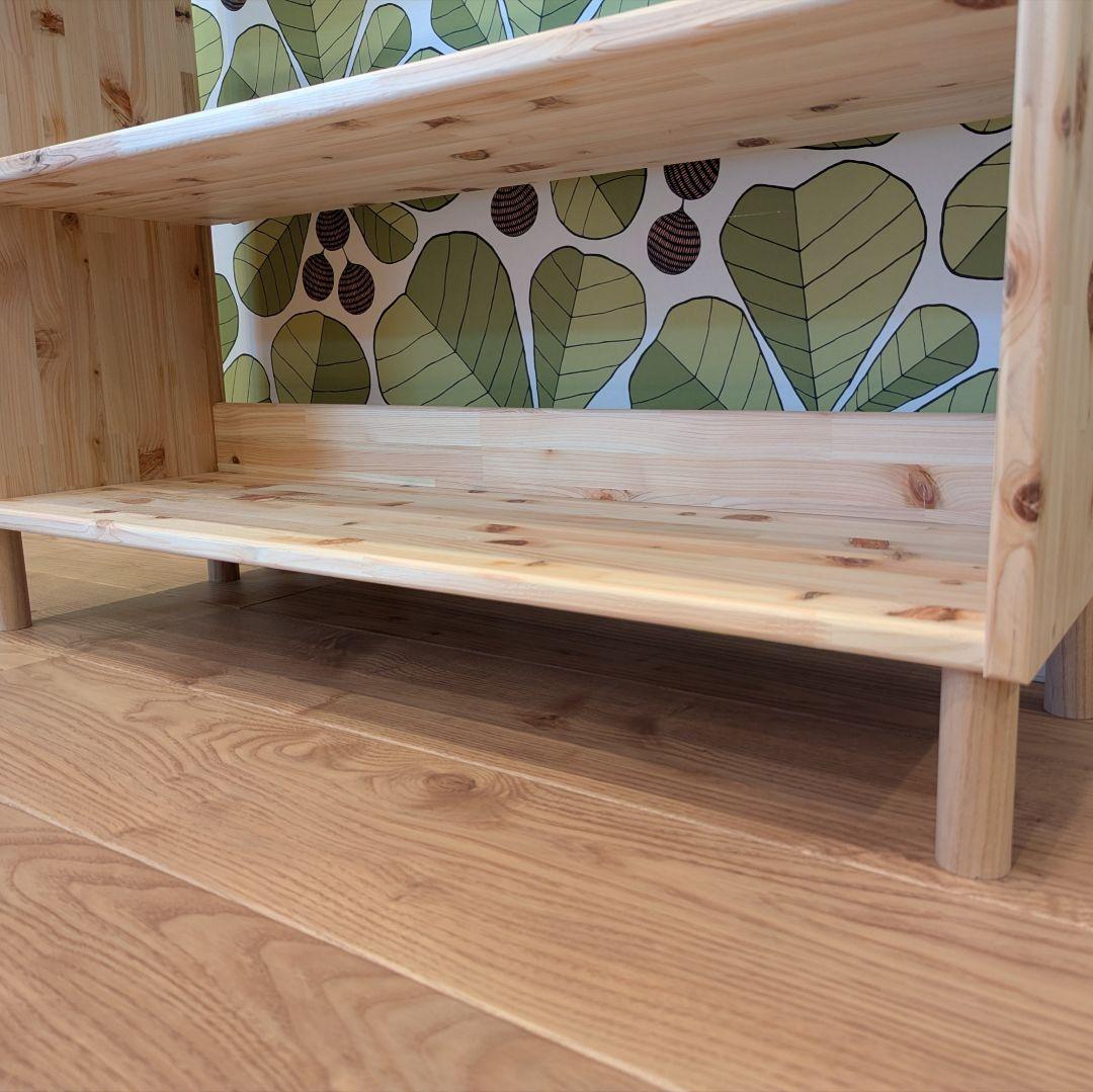 オープンシェルフ　木製棚　✨　檜　本棚　トロファスト　絵本棚　モンテッソーリ