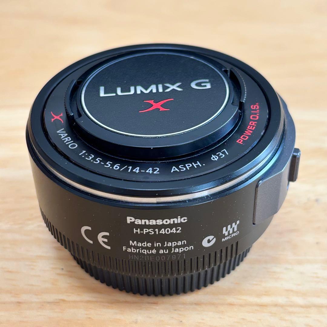 マイクロフォーサーズ3倍ズームレンズ H-PS14042 ブラック