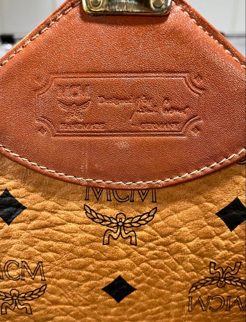 超メルカリ市❗️ MCM ビジネスバッグ ブラウンレザー