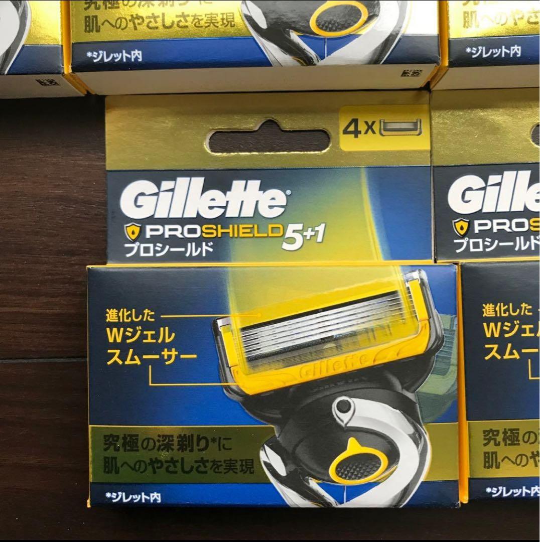 Gillette ProShield 5+1 替え刃 4個入り　10箱セット。