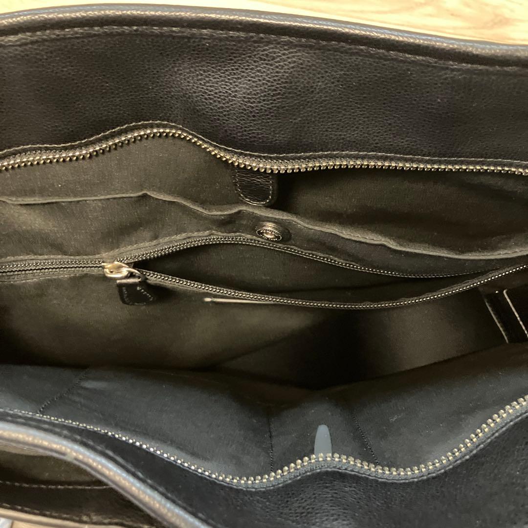 美品 COACH ブラック トートバッグ