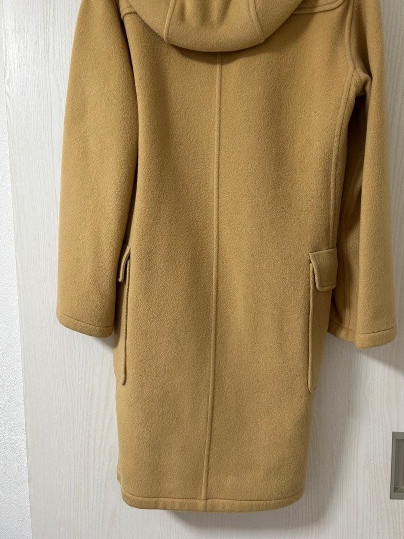 未使用級極美品　HERMES ケリー金具カシミヤダッフルコート 36キャメル