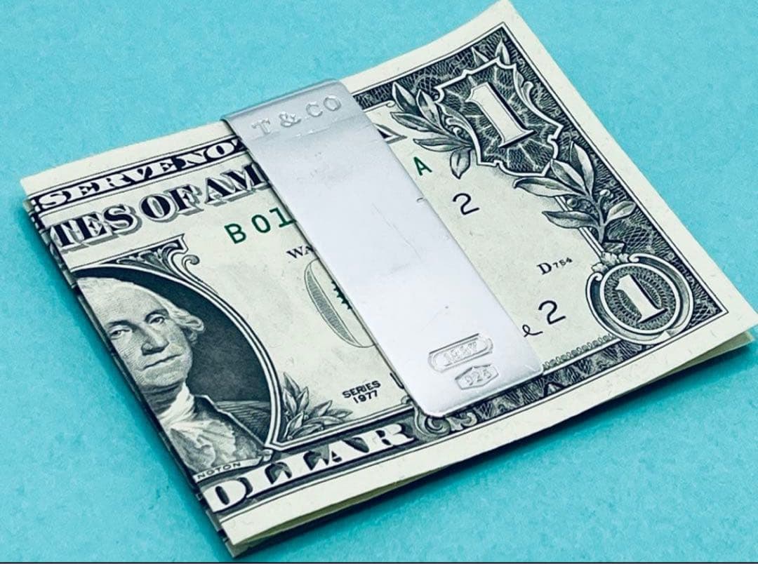 h646 オールド　ティファニー　1837 マネークリップ　シルバー　925