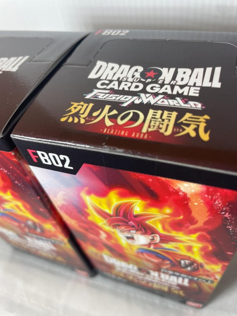 ドラゴンボールカード　烈火の闘気　2BOX　シールあり