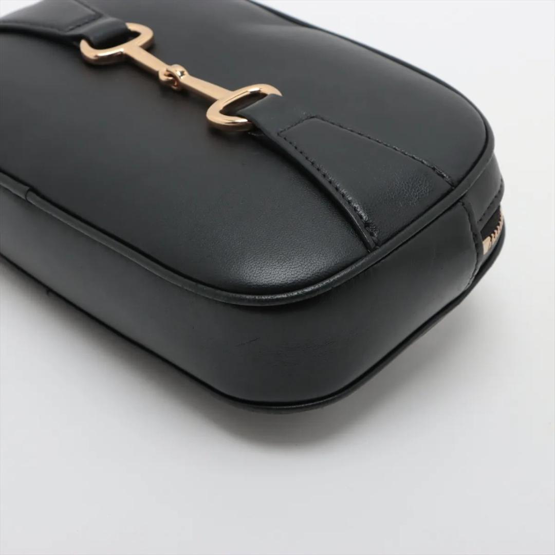 セリーヌ クレシー レザー ウエストポーチ ブラック　CELINE　ボディバッグ