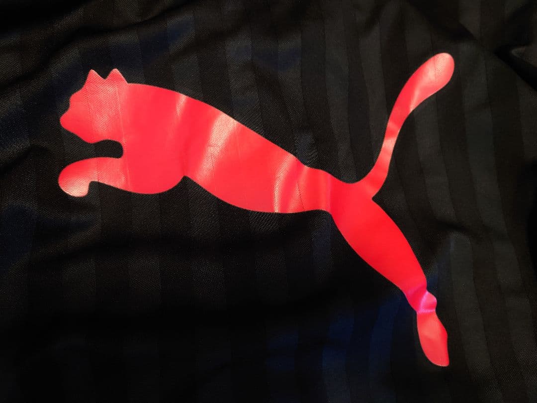 【未使用品】日本製PUMA ジャージ上下セット ブラック/レッド