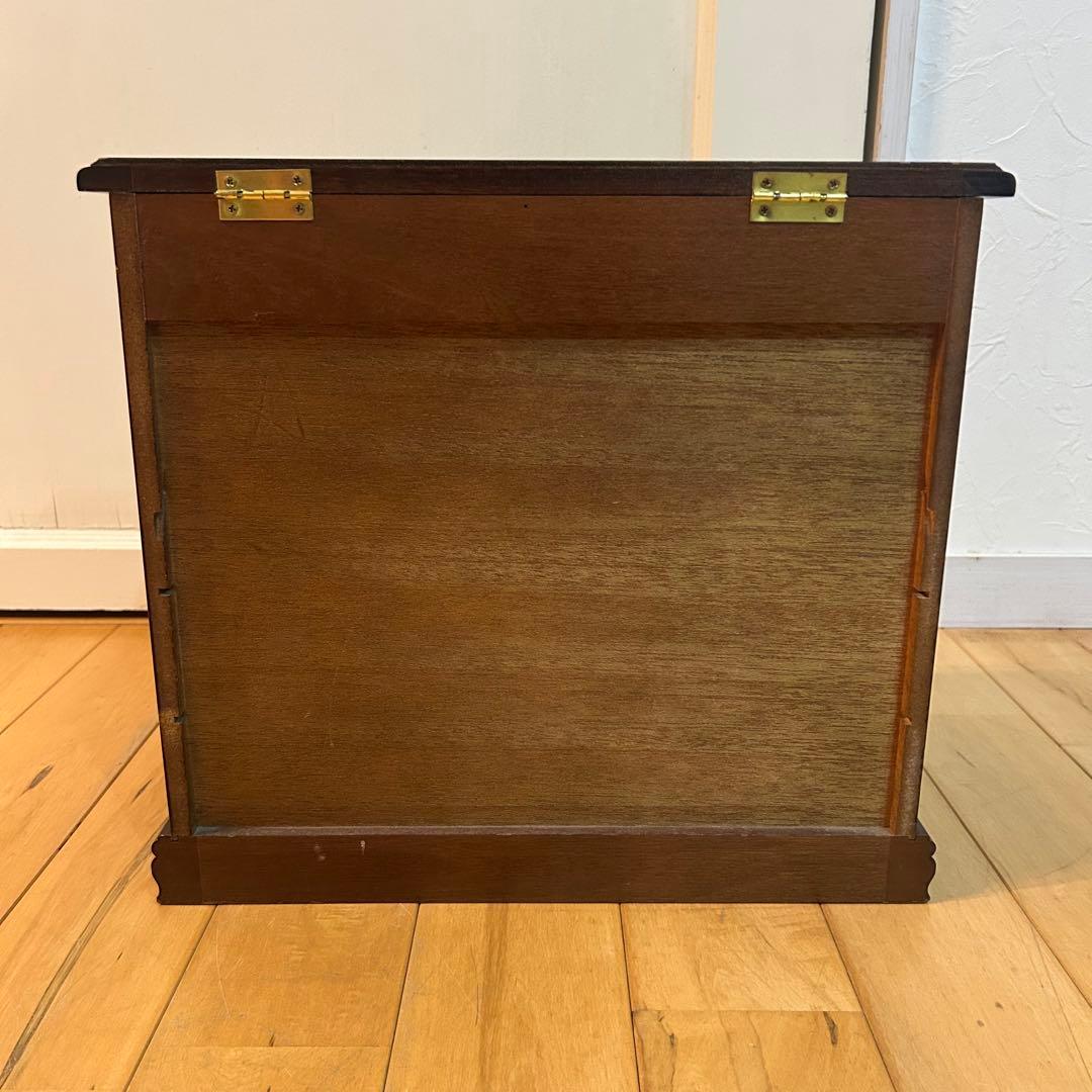 ☆アンティーク☆　木製　ジュエリーボックス　小物入れ　蛇腹