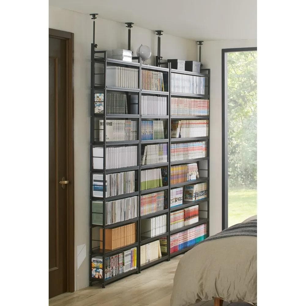 ディノス dinos コミックラック 本棚 幅81cm 奥行15.5cm