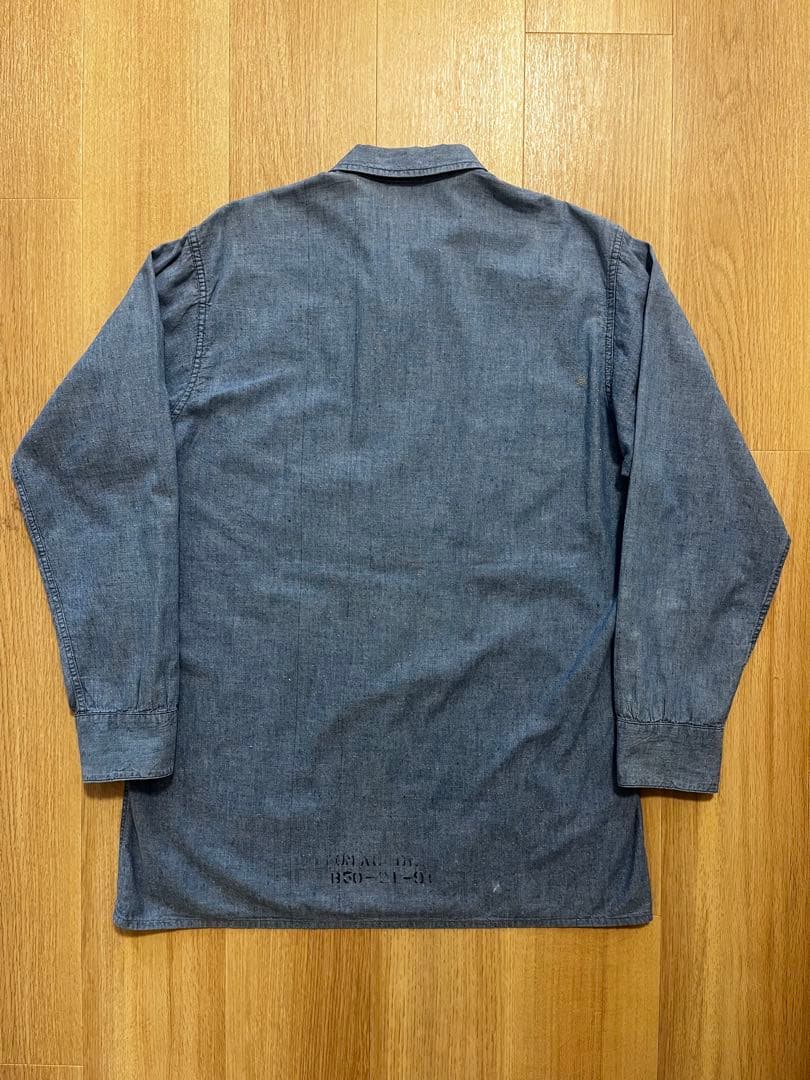 50's〜60's US NAVY シャンブレーシャツ