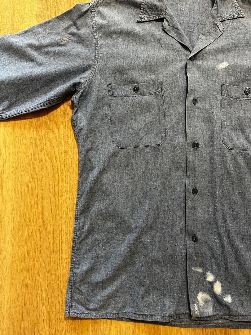 50's〜60's US NAVY シャンブレーシャツ