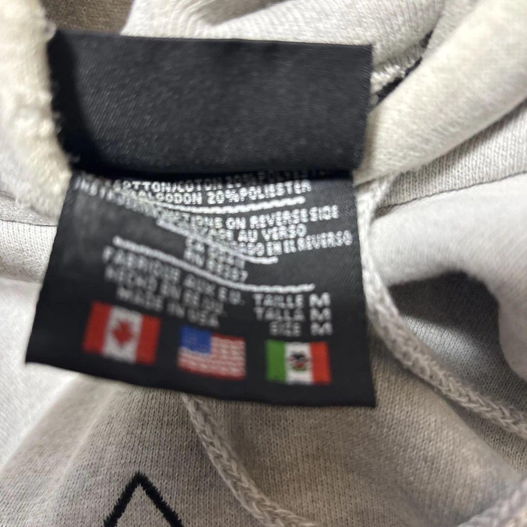 【希少USA製】adidas　80s 90s刺繍ロゴ　万国旗タグ 肉厚 パーカー