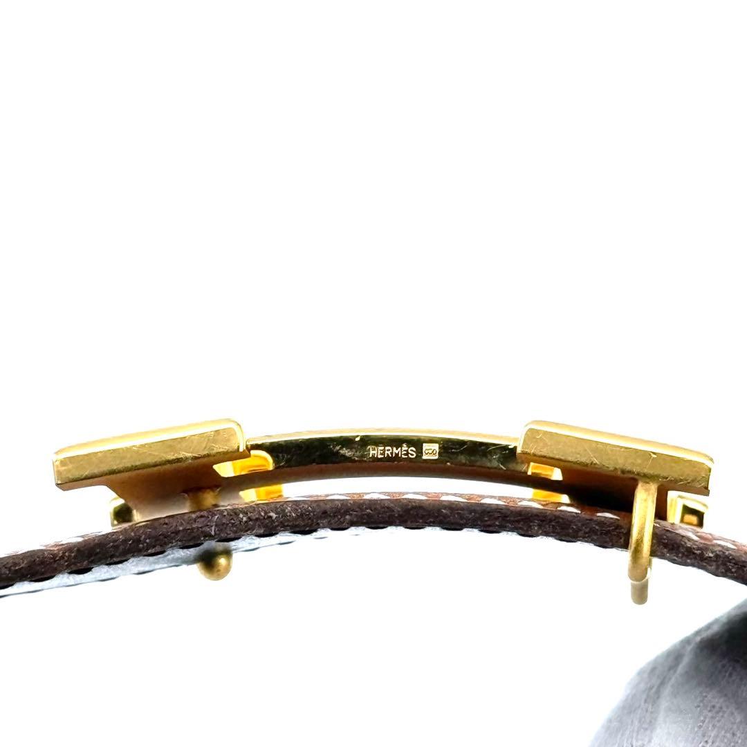 エルメス　コンスタンス　ゴールド　Hバックル　レザー　リバーシブル　付属品