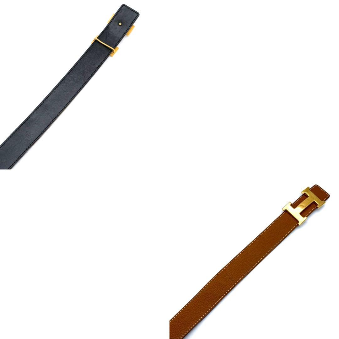 エルメス　コンスタンス　ゴールド　Hバックル　レザー　リバーシブル　付属品
