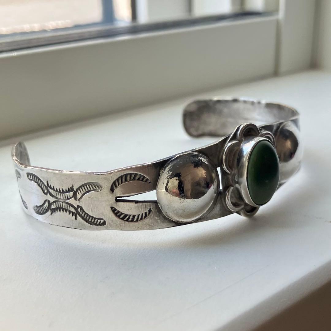 40s フレッドハービースタイル ターコイズ バングル シルバー