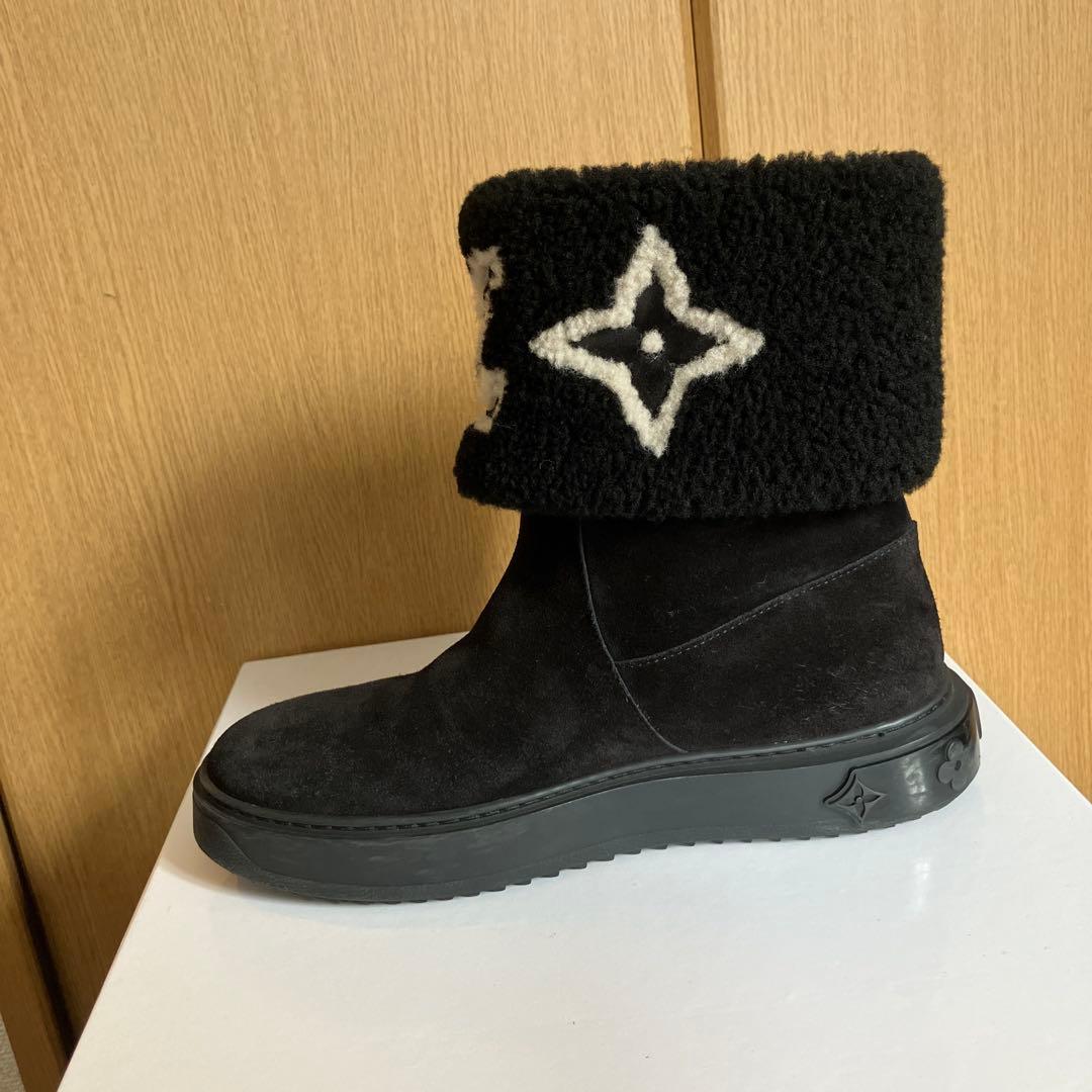 正規品 LOUIS VUITTON スノードロップムートンブーツ