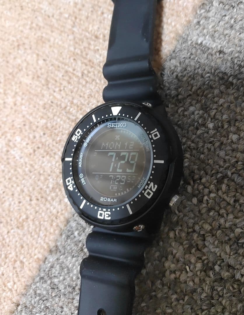 セイコー プロスペックス デジタル腕時計 ブラック LOWERCASE