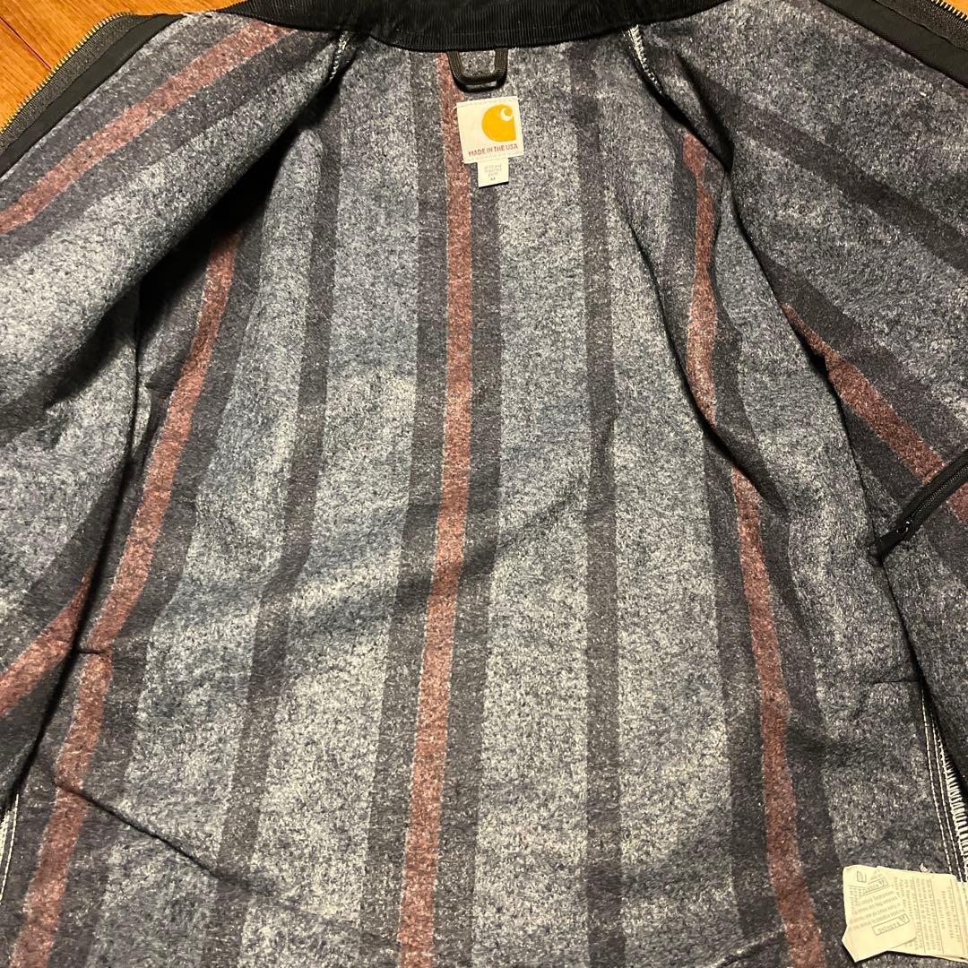 【希少USA製】 状態良好 カーハート ダック ストリート ジャケット 黒