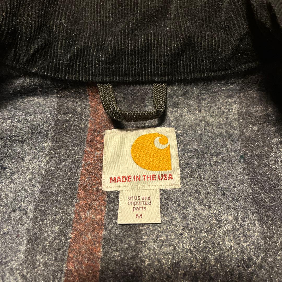 【希少USA製】 状態良好 カーハート ダック ストリート ジャケット 黒