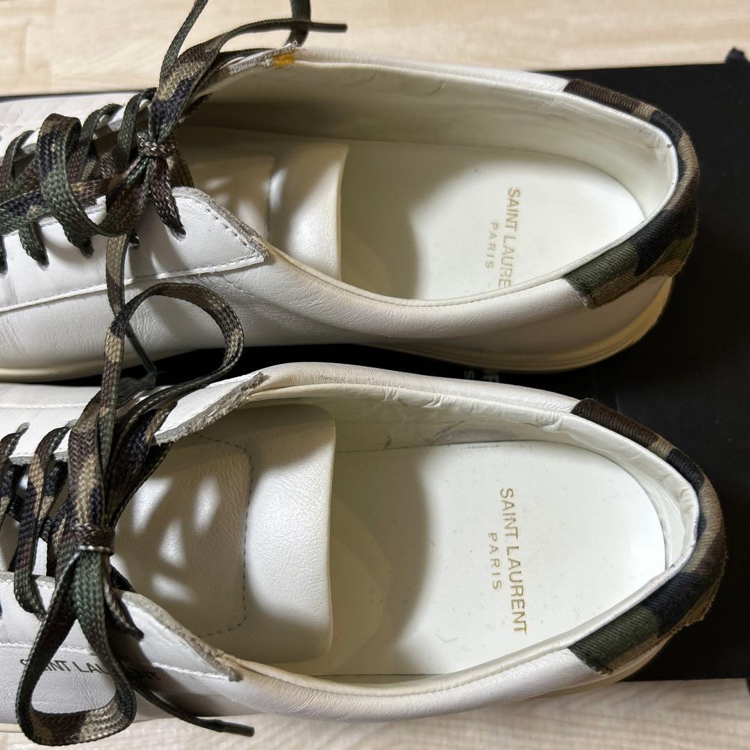 サンローランパリ　スニーカー　ANDY カモフラ　42 586586