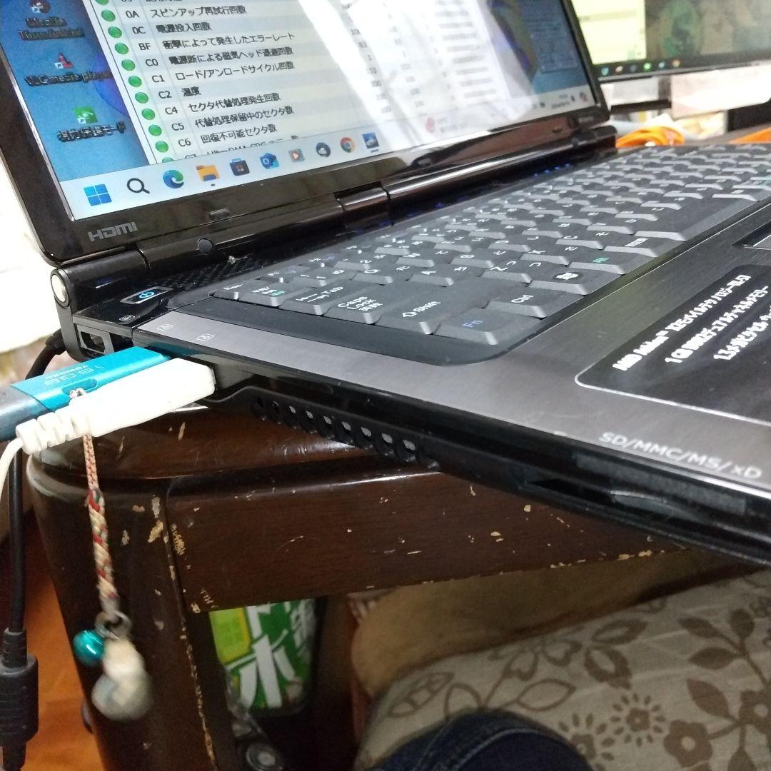 ゲートウェイ15.4インチノートPC　M-1630j　中古良品Win11即使用可