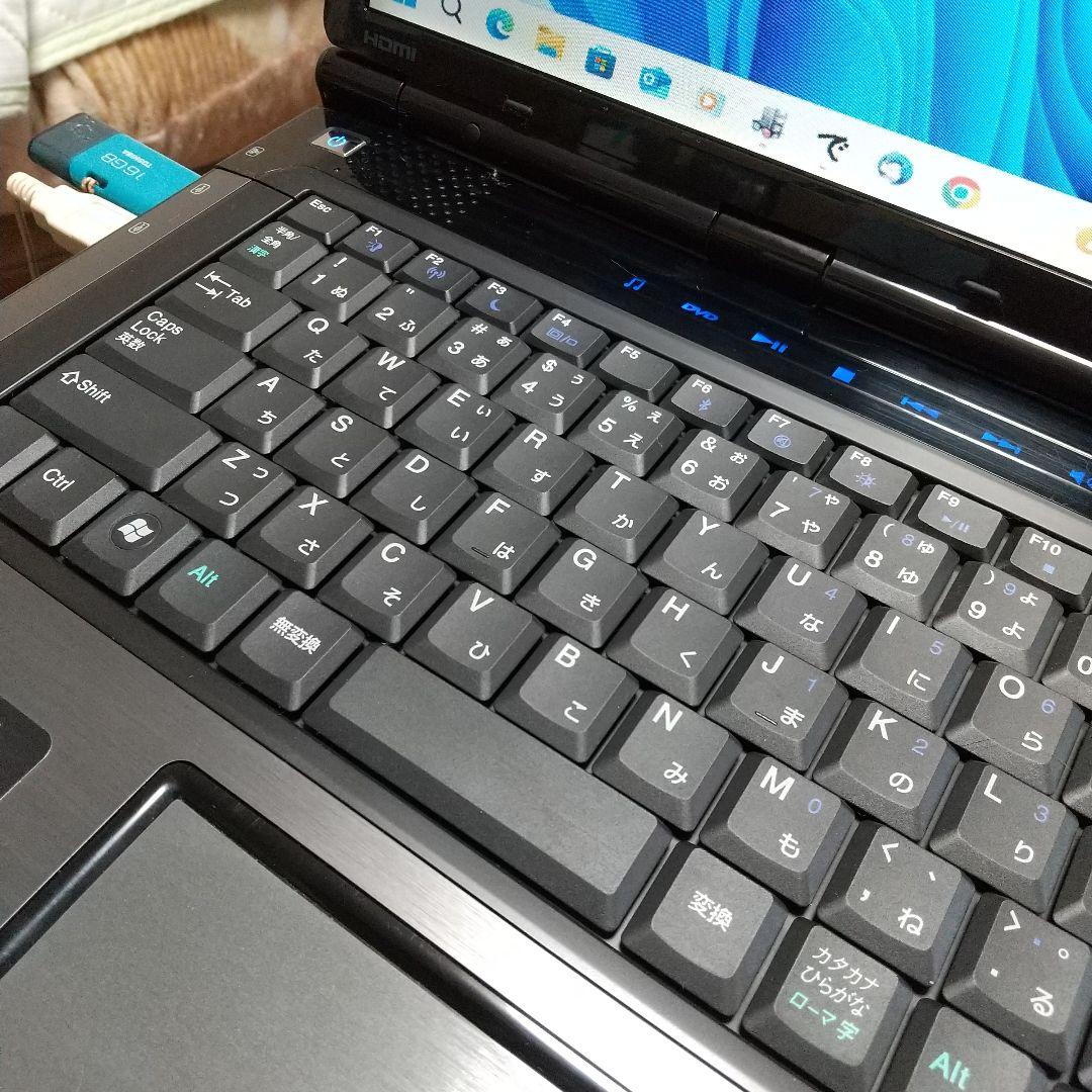 ゲートウェイ15.4インチノートPC　M-1630j　中古良品Win11即使用可